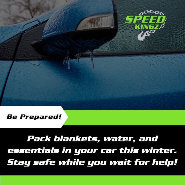 Winter Roads Can Be Unpredictable. Plan Ahead With Essential Items In Your Vehicle.